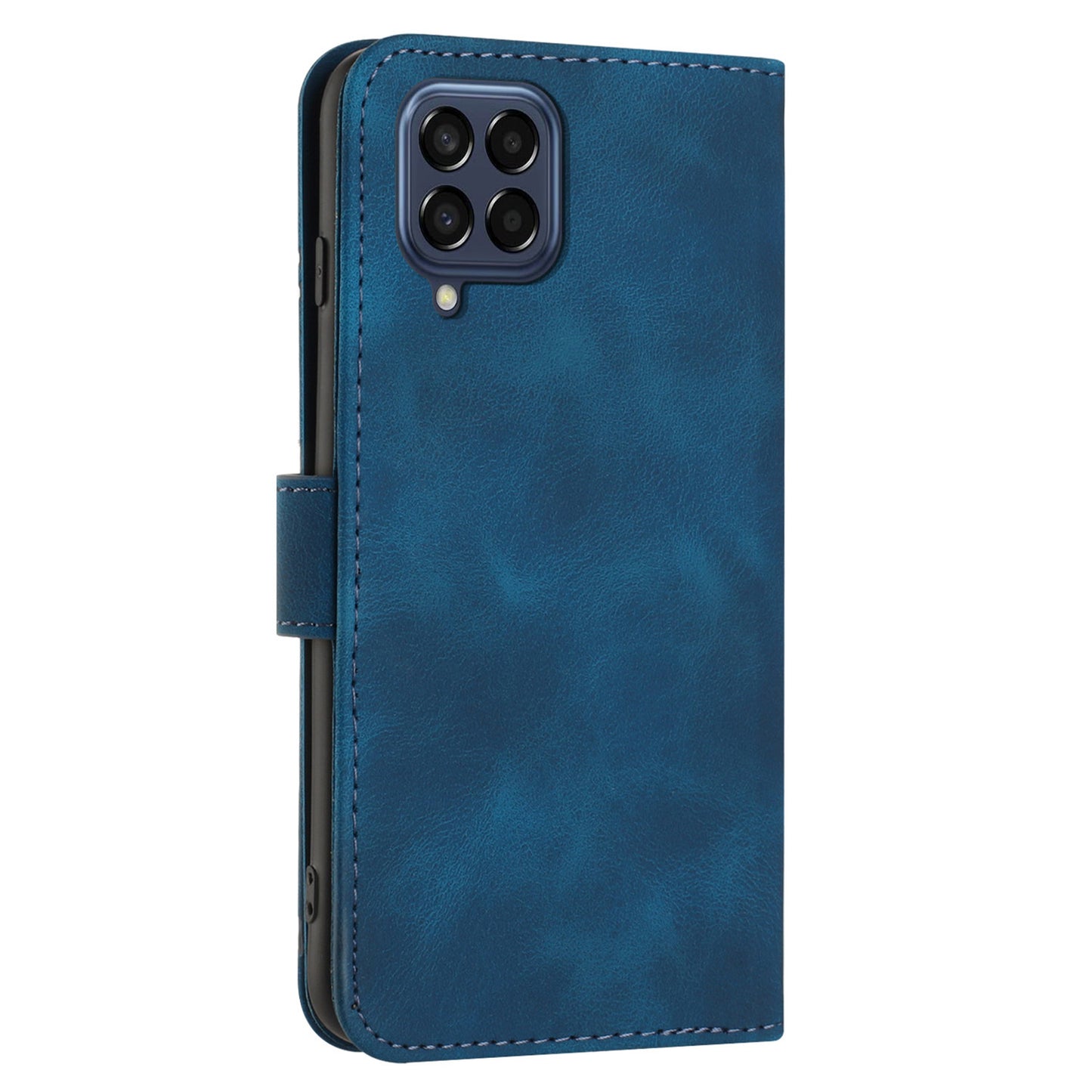 YX0040 For Samsung Galaxy M53 5G TPU+PU Leather Cover Imprinted Pattern Wallet Phone Stand Case