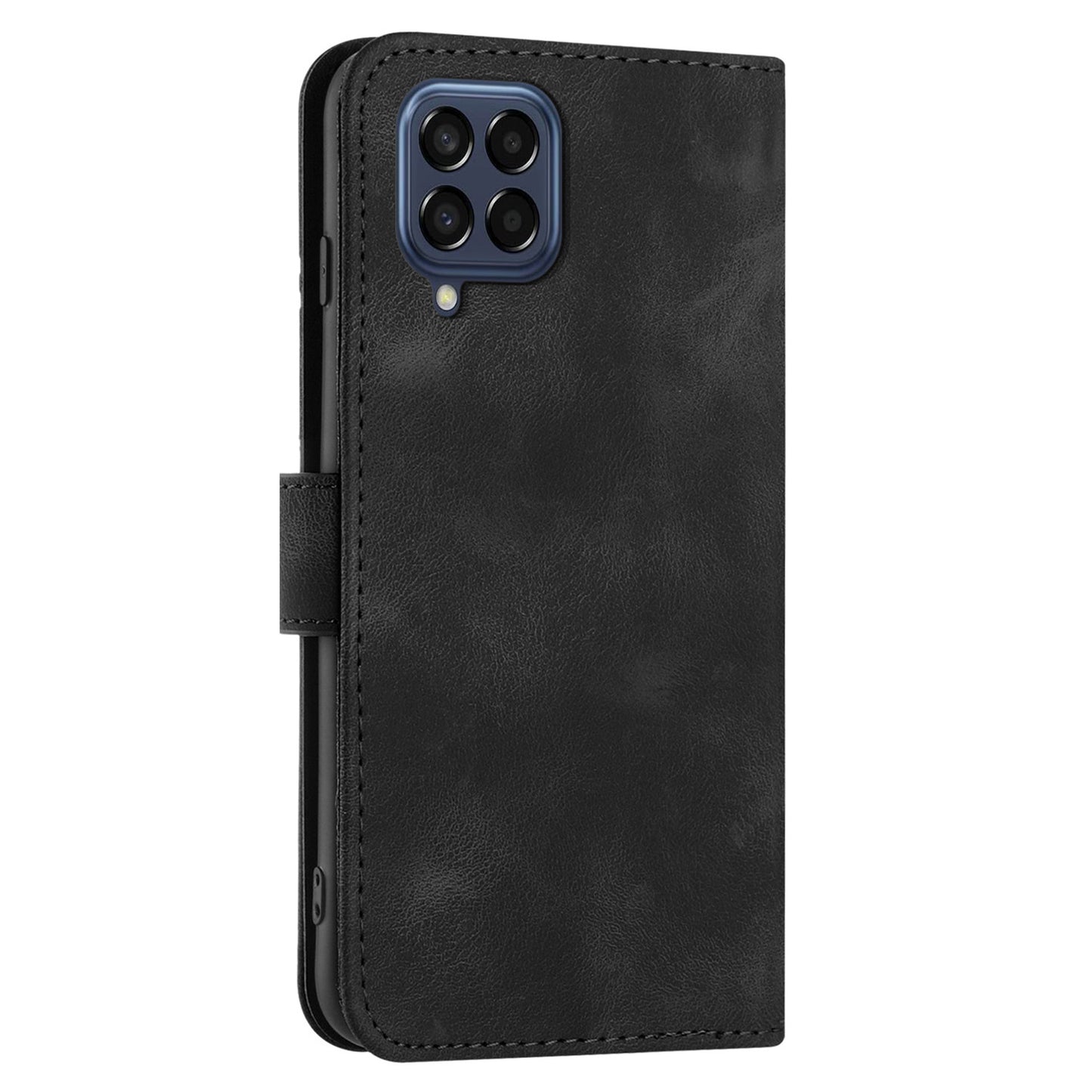 YX0040 For Samsung Galaxy M53 5G TPU+PU Leather Cover Imprinted Pattern Wallet Phone Stand Case