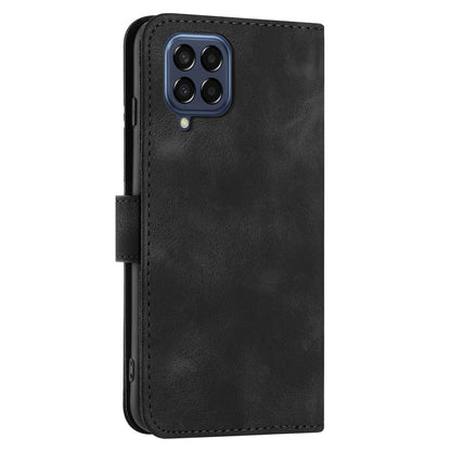 YX0040 For Samsung Galaxy M53 5G TPU+PU Leather Cover Imprinted Pattern Wallet Phone Stand Case