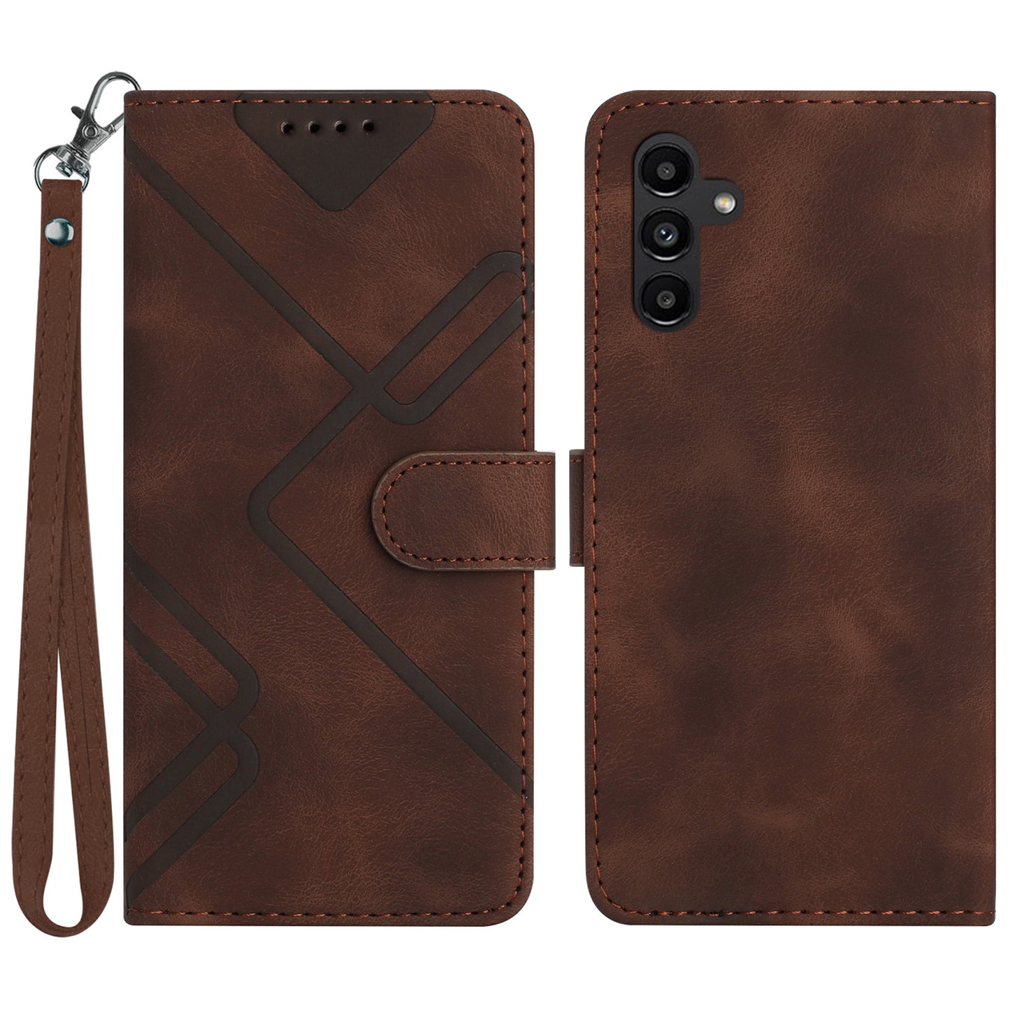 YX0040 Full Protection Case for Samsung Galaxy A14 5G Imprinted Pattern PU Leather Phone Cover Wallet