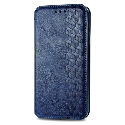 For Honor X40 5G / X9a 5G / Magic5 Lite 5G Rhombus Imprint Shockproof Cover Leather Wallet Stand Phone Case