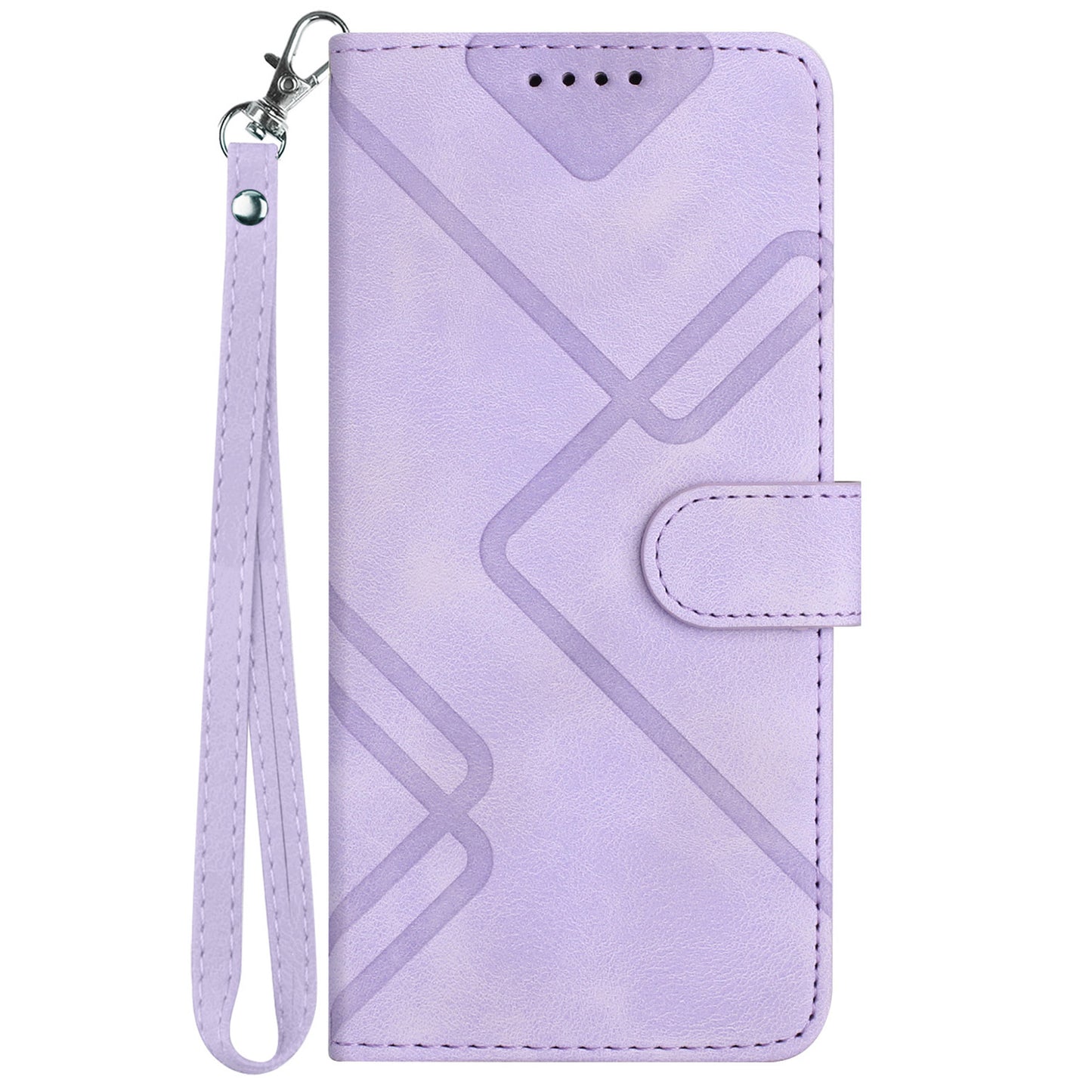 YX0040 For Samsung Galaxy A24 4G Shockproof Wallet Phone Case Imprinted Pattern PU Leather Stand Cover