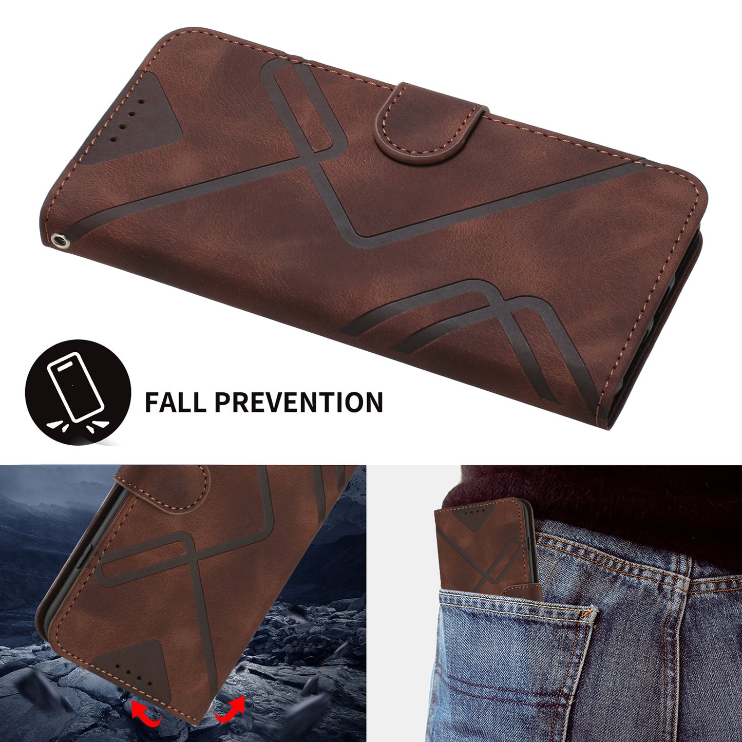 YX0040 For Samsung Galaxy A32 5G / M32 5G Imprinted Leather Case Phone Cover with Stand Wallet