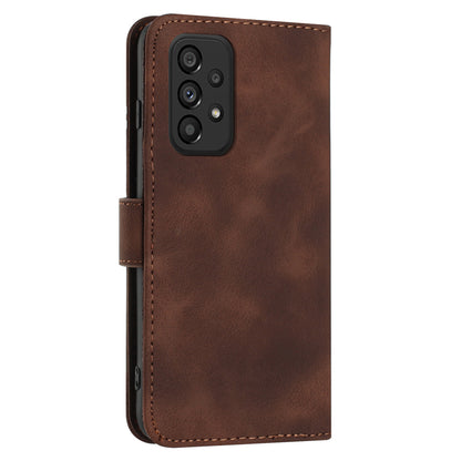 YX0040 For Samsung Galaxy A33 5G Leather Stand Wallet Phone Case Imprinted Pattern Phone Cover