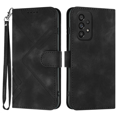 YX0040 For Samsung Galaxy A33 5G Leather Stand Wallet Phone Case Imprinted Pattern Phone Cover