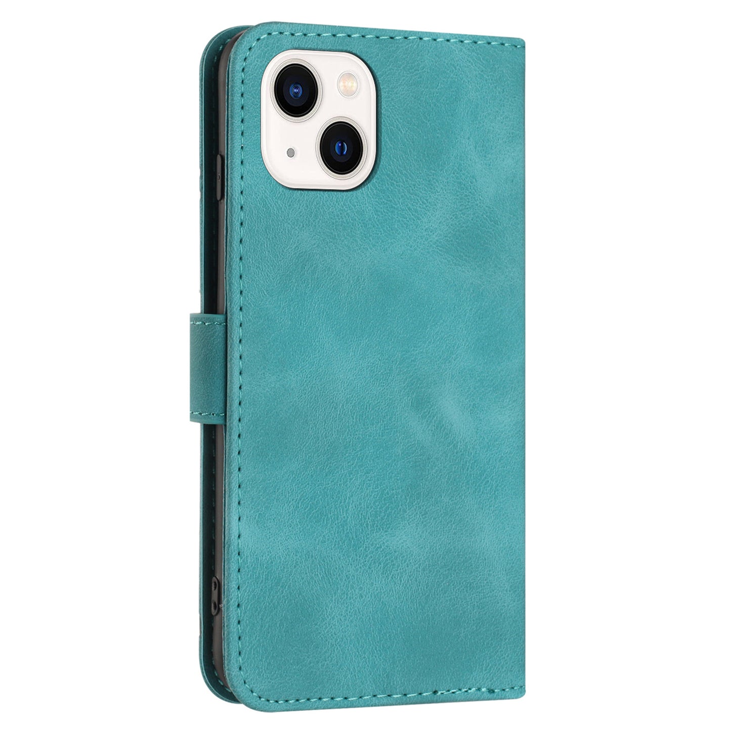 YX0040 For iPhone 13 mini 5.4 inch Stylish Imprinted Phone Case PU Leather Wallet Stand Cover