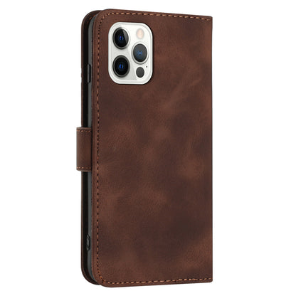 YX0040 Stand Phone Case for iPhone 13 Pro , Imprinted Pattern PU Leather Wallet Anti-drop Cover