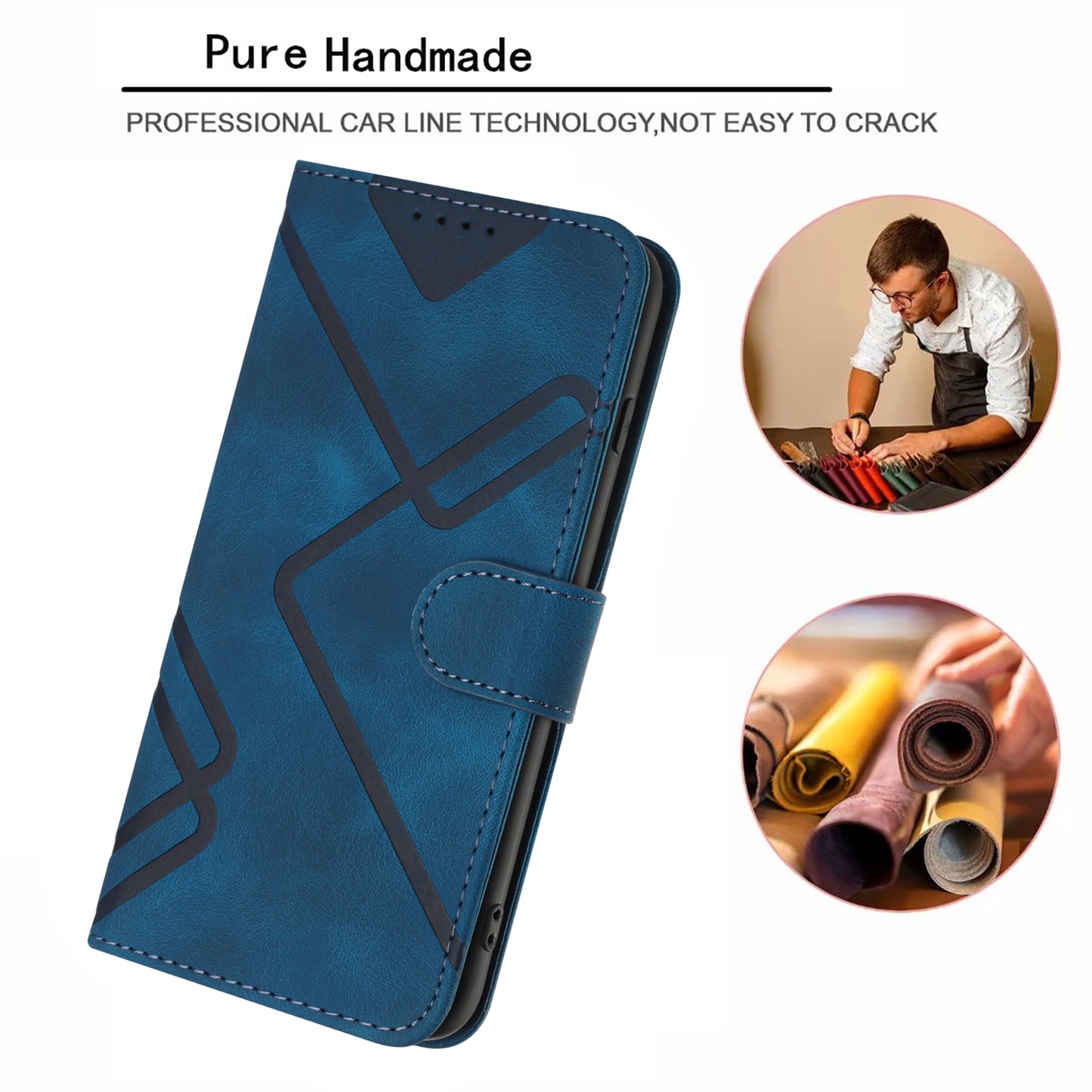 YX0040 Stand Phone Case for iPhone 13 Pro , Imprinted Pattern PU Leather Wallet Anti-drop Cover