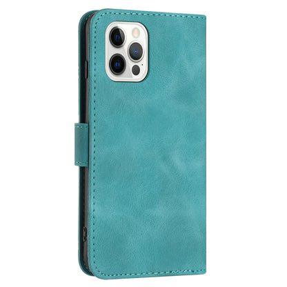 YX0040 For iPhone 13 Pro Max 6.7 inch Imprinted Flip Stand Shell PU Leather Wallet Phone Case