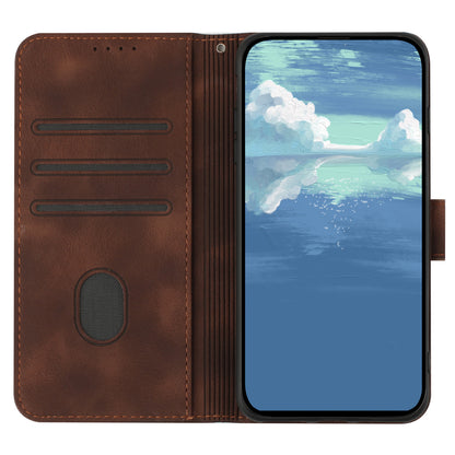 YX0040 For iPhone 13 Pro Max 6.7 inch Imprinted Flip Stand Shell PU Leather Wallet Phone Case