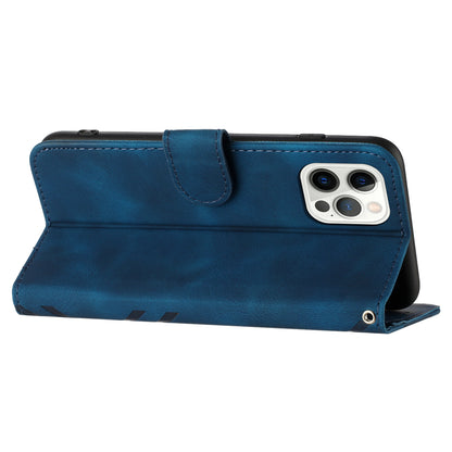 YX0040 For iPhone 14 Pro Imprinted Pattern Phone Stand Case PU Leather Magnetic Cover Wallet