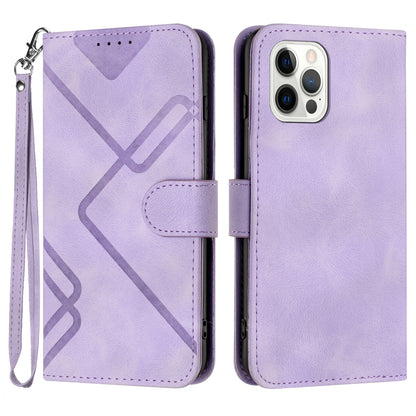 YX0040 For iPhone 14 Pro Imprinted Pattern Phone Stand Case PU Leather Magnetic Cover Wallet