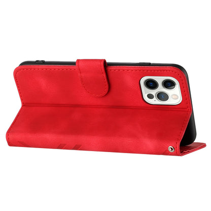 YX0040 For iPhone 14 Pro Imprinted Pattern Phone Stand Case PU Leather Magnetic Cover Wallet