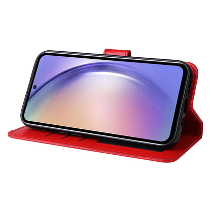 For Samsung Galaxy M54 5G / F54 5G PU Leather Flip Phone Case Sunflower Imprinted Stand Wallet Cover