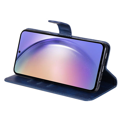 For Samsung Galaxy M54 5G / F54 5G PU Leather Zipper Pocket Phone Case Calf Texture Wallet Stand Cover