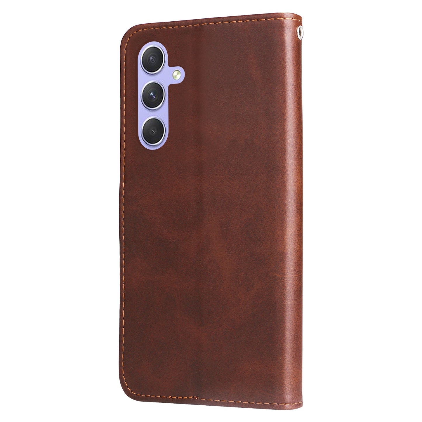For Samsung Galaxy M54 5G / F54 5G PU Leather Zipper Pocket Phone Case Calf Texture Wallet Stand Cover