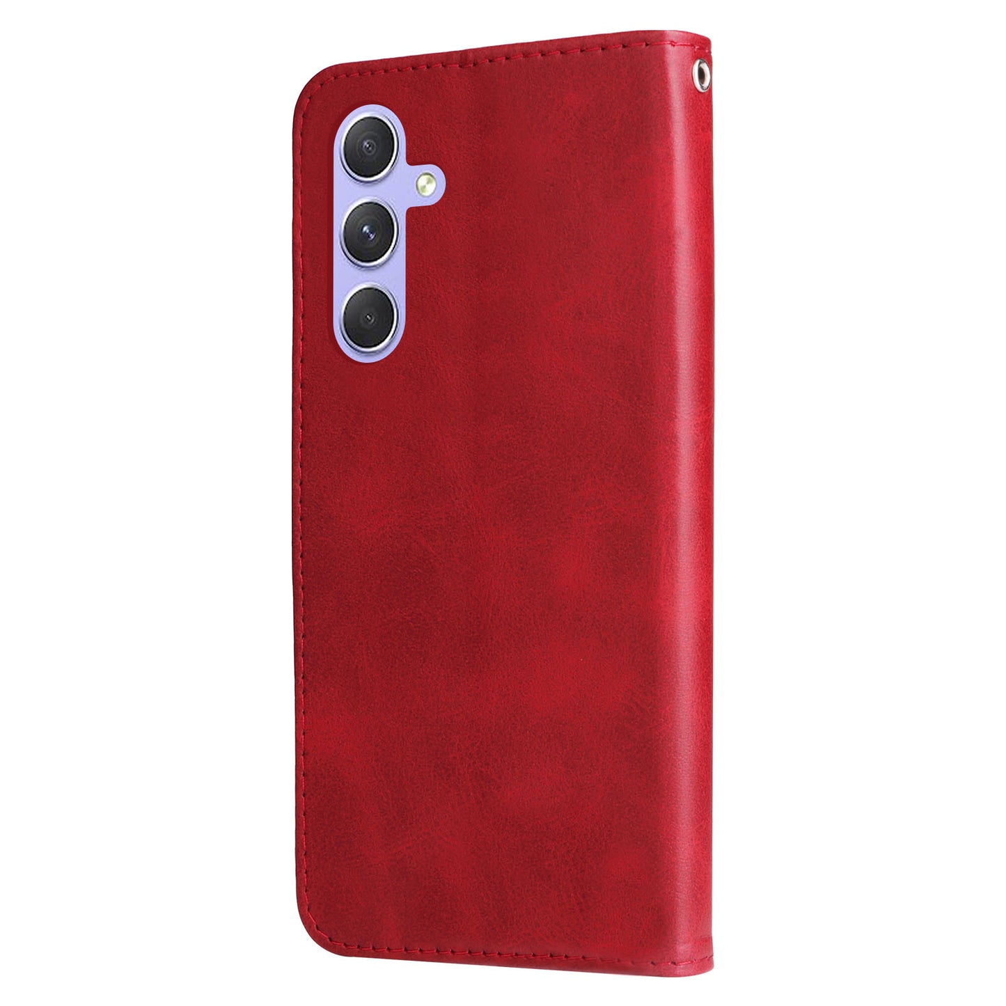 For Samsung Galaxy M54 5G / F54 5G PU Leather Zipper Pocket Phone Case Calf Texture Wallet Stand Cover