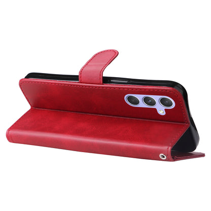 For Samsung Galaxy M54 5G / F54 5G PU Leather Zipper Pocket Phone Case Calf Texture Wallet Stand Cover