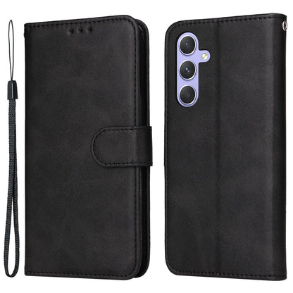 For Samsung Galaxy M54 5G / F54 5G Flip Protective Phone Cover PU Leather Calf Texture Stand Wallet Case