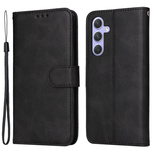 For Samsung Galaxy M54 5G / F54 5G Flip Protective Phone Cover PU Leather Calf Texture Stand Wallet Case