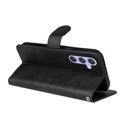 For Samsung Galaxy M54 5G / F54 5G Flip Protective Phone Cover PU Leather Calf Texture Stand Wallet Case