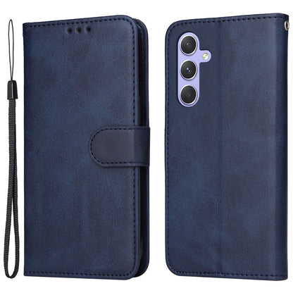 For Samsung Galaxy M54 5G / F54 5G Flip Protective Phone Cover PU Leather Calf Texture Stand Wallet Case
