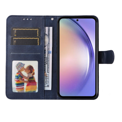 For Samsung Galaxy M54 5G / F54 5G Flip Protective Phone Cover PU Leather Calf Texture Stand Wallet Case