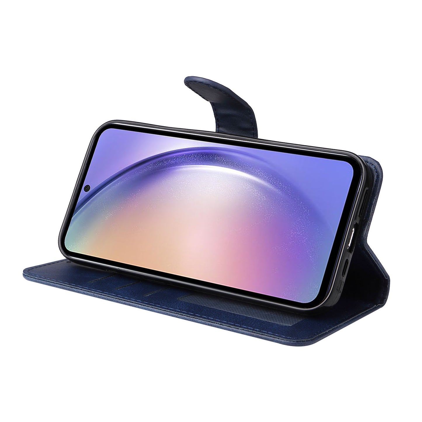 For Samsung Galaxy M54 5G / F54 5G Flip Protective Phone Cover PU Leather Calf Texture Stand Wallet Case