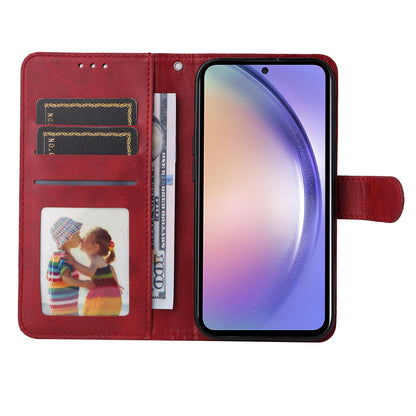 For Samsung Galaxy M54 5G / F54 5G Flip Protective Phone Cover PU Leather Calf Texture Stand Wallet Case