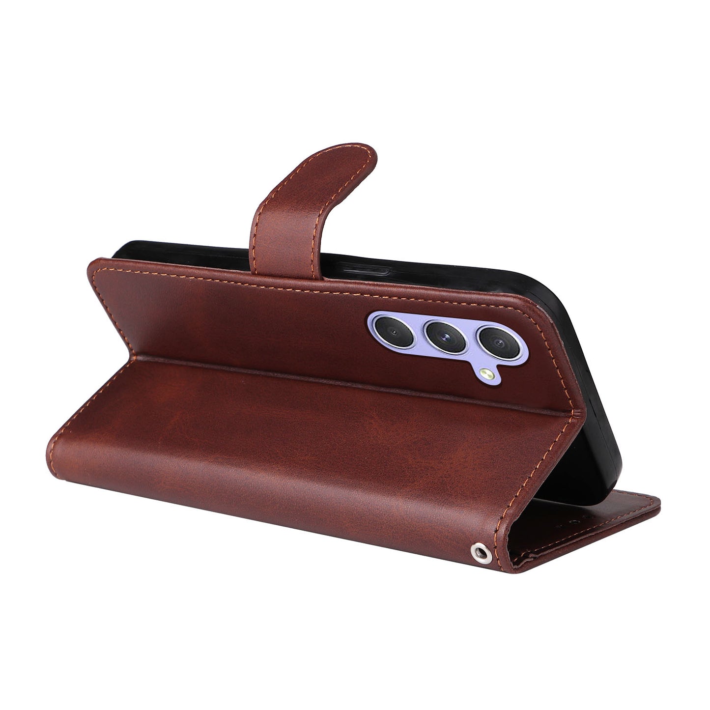 For Samsung Galaxy M54 5G / F54 5G Flip Protective Phone Cover PU Leather Calf Texture Stand Wallet Case