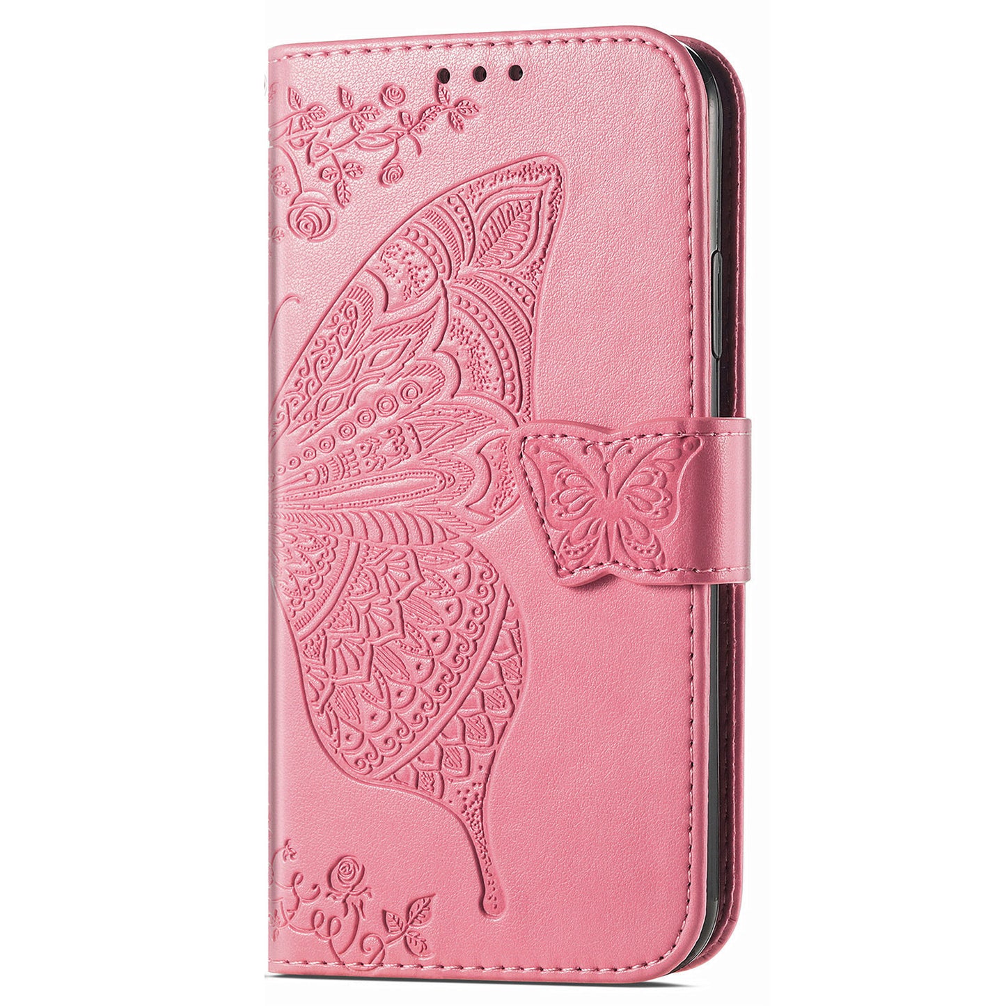 For Tecno Spark 10C 4G PU Leather Flip Cover Imprinting Butterfly Stand Wallet Cell Phone Case