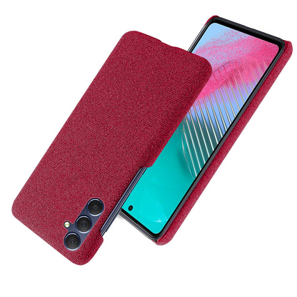 For Samsung Galaxy A24 4G Non-Slip Case Cloth+Hard PC Protective Guardian Phone Cover