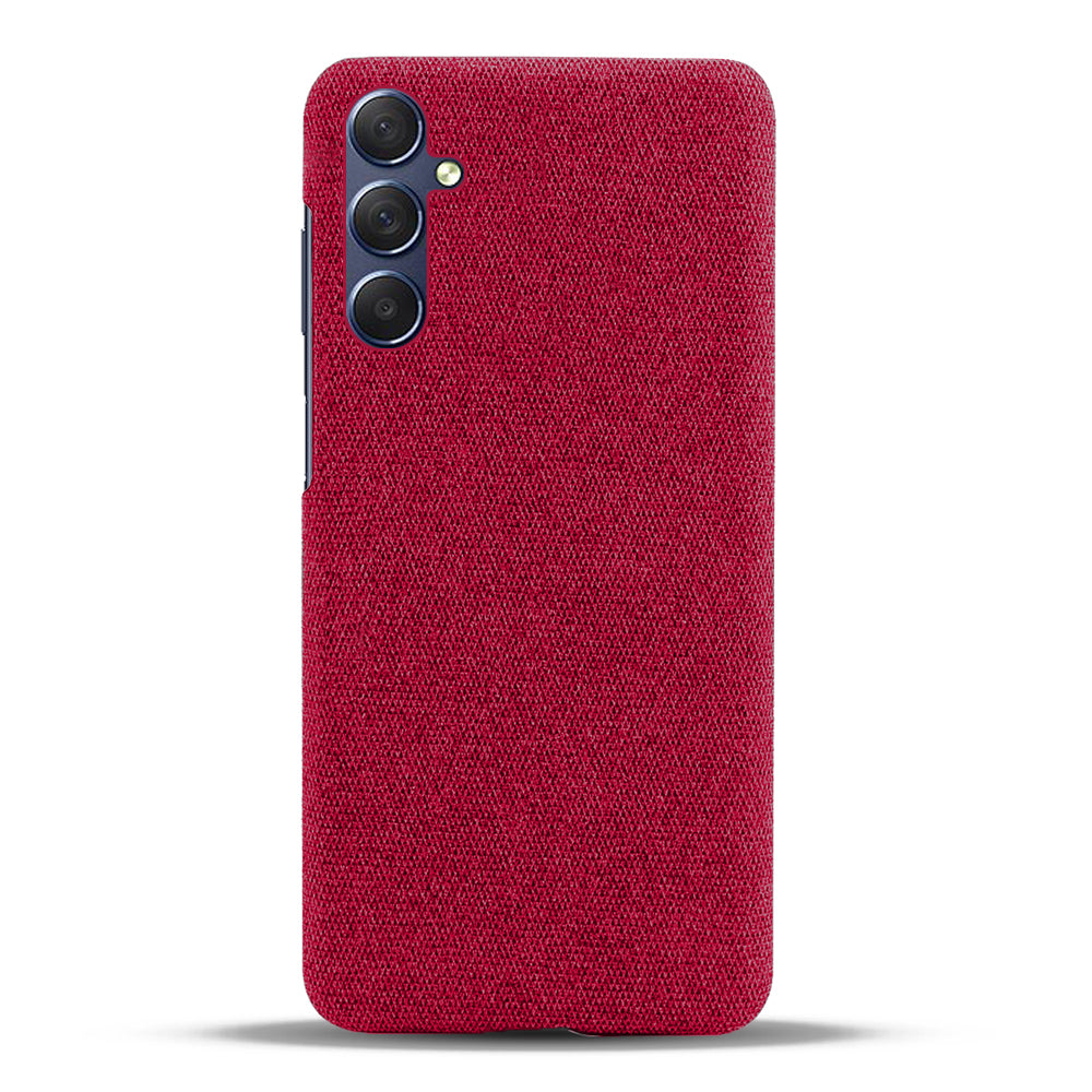 For Samsung Galaxy A24 4G Non-Slip Case Cloth+Hard PC Protective Guardian Phone Cover