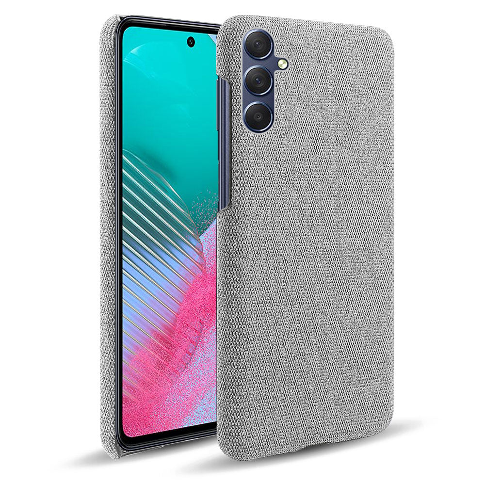 For Samsung Galaxy A24 4G Non-Slip Case Cloth+Hard PC Protective Guardian Phone Cover