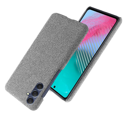 For Samsung Galaxy A24 4G Non-Slip Case Cloth+Hard PC Protective Guardian Phone Cover