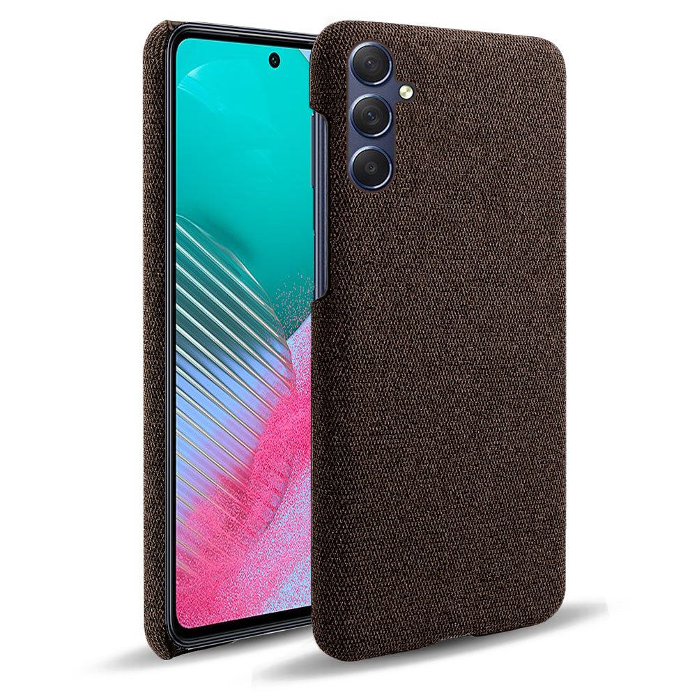 For Samsung Galaxy A24 4G Non-Slip Case Cloth+Hard PC Protective Guardian Phone Cover