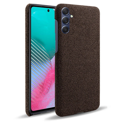 For Samsung Galaxy A24 4G Non-Slip Case Cloth+Hard PC Protective Guardian Phone Cover