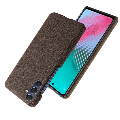 For Samsung Galaxy A24 4G Non-Slip Case Cloth+Hard PC Protective Guardian Phone Cover