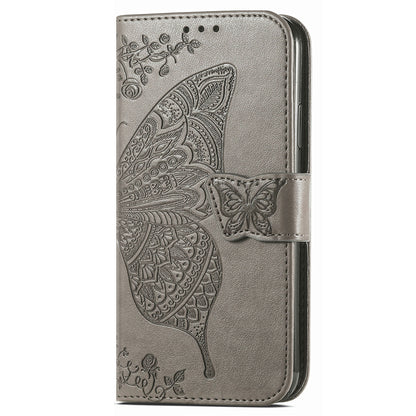 For Honor X8a 4G PU Leather Phone Case Stand Wallet Butterfly Imprinted Flip Cover