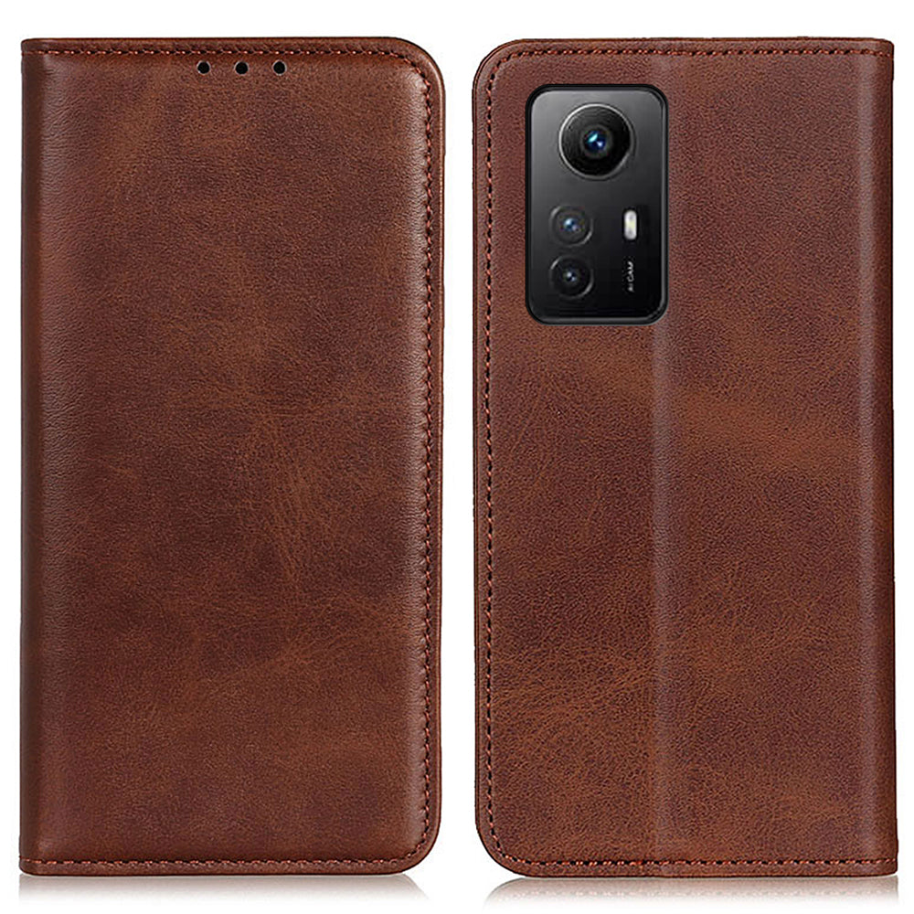 For Xiaomi Redmi Note 12S 4G Split Leather Shockproof Phone Case Wallet Stand Cover