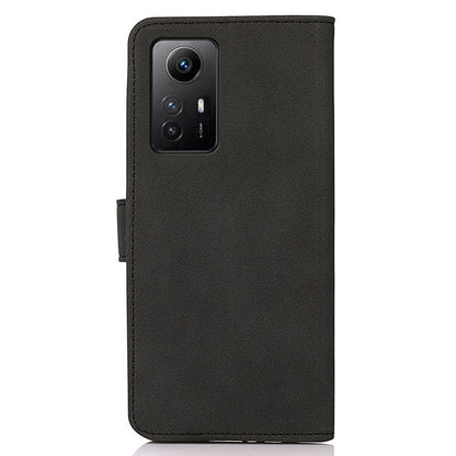 KHAZNEH Phone Case for Xiaomi Redmi Note 12S 4G Textured PU Leather Flip Wallet Stand Cover