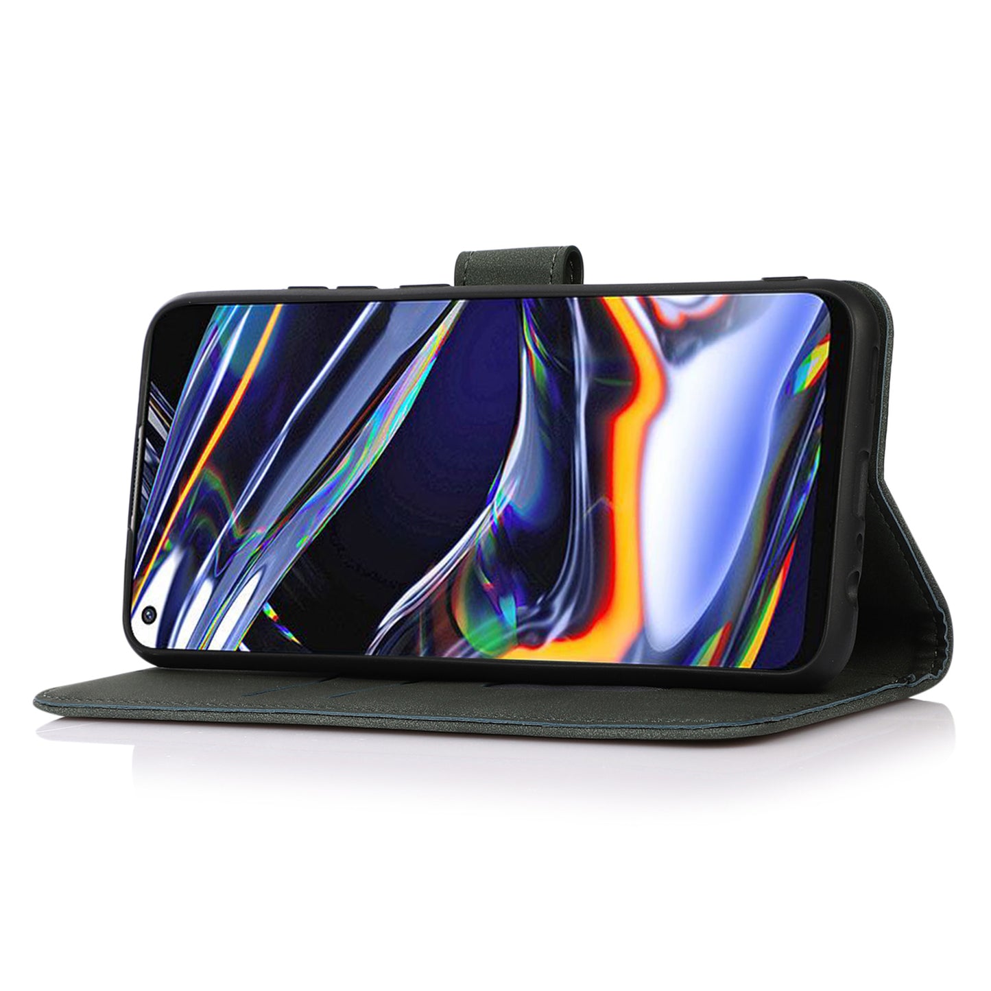 KHAZNEH Phone Case for Xiaomi Redmi Note 12S 4G Textured PU Leather Flip Wallet Stand Cover