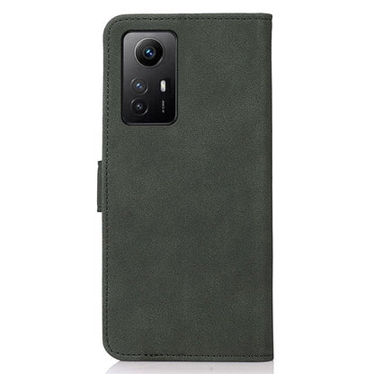 KHAZNEH Phone Case for Xiaomi Redmi Note 12S 4G Textured PU Leather Flip Wallet Stand Cover