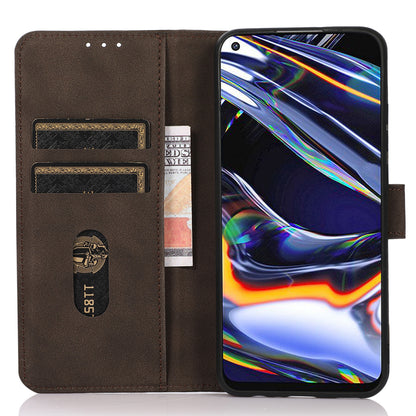 KHAZNEH Phone Case for Xiaomi Redmi Note 12S 4G Textured PU Leather Flip Wallet Stand Cover