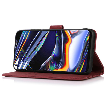 KHAZNEH Phone Case for Xiaomi Redmi Note 12S 4G Textured PU Leather Flip Wallet Stand Cover