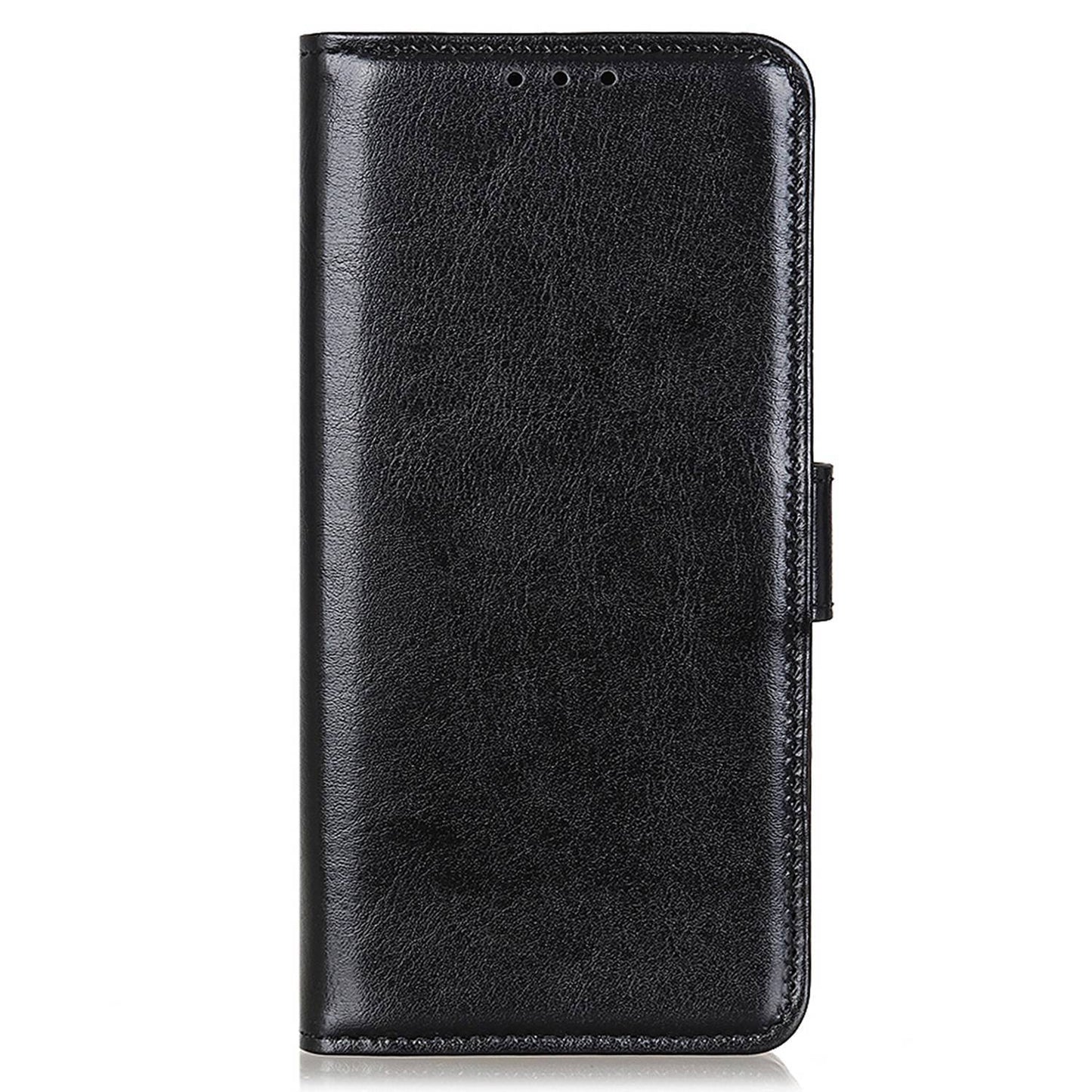 Flip Wallet Case for Xiaomi Redmi Note 12S 4G Crazy Horse Texture PU Leather Stand Phone Cover