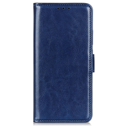 Flip Wallet Case for Xiaomi Redmi Note 12S 4G Crazy Horse Texture PU Leather Stand Phone Cover