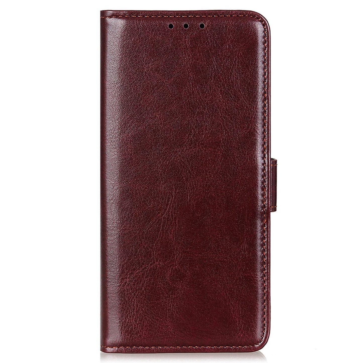 Flip Wallet Case for Xiaomi Redmi Note 12S 4G Crazy Horse Texture PU Leather Stand Phone Cover
