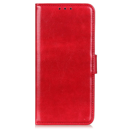 Flip Wallet Case for Xiaomi Redmi Note 12S 4G Crazy Horse Texture PU Leather Stand Phone Cover