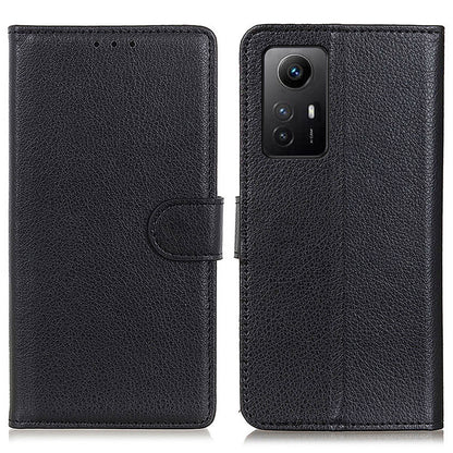 For Xiaomi Redmi Note 12S 4G Anti-scratch Litchi Texture Phone Case PU Leather Stand Wallet Shell
